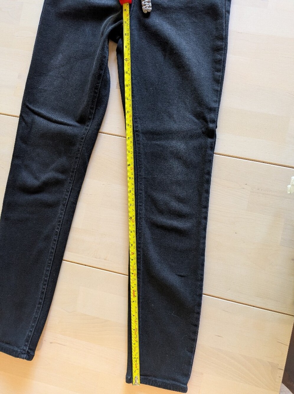 Just Black Denim High Rise Skinny Jean Size 27 - Picture 8 of 12